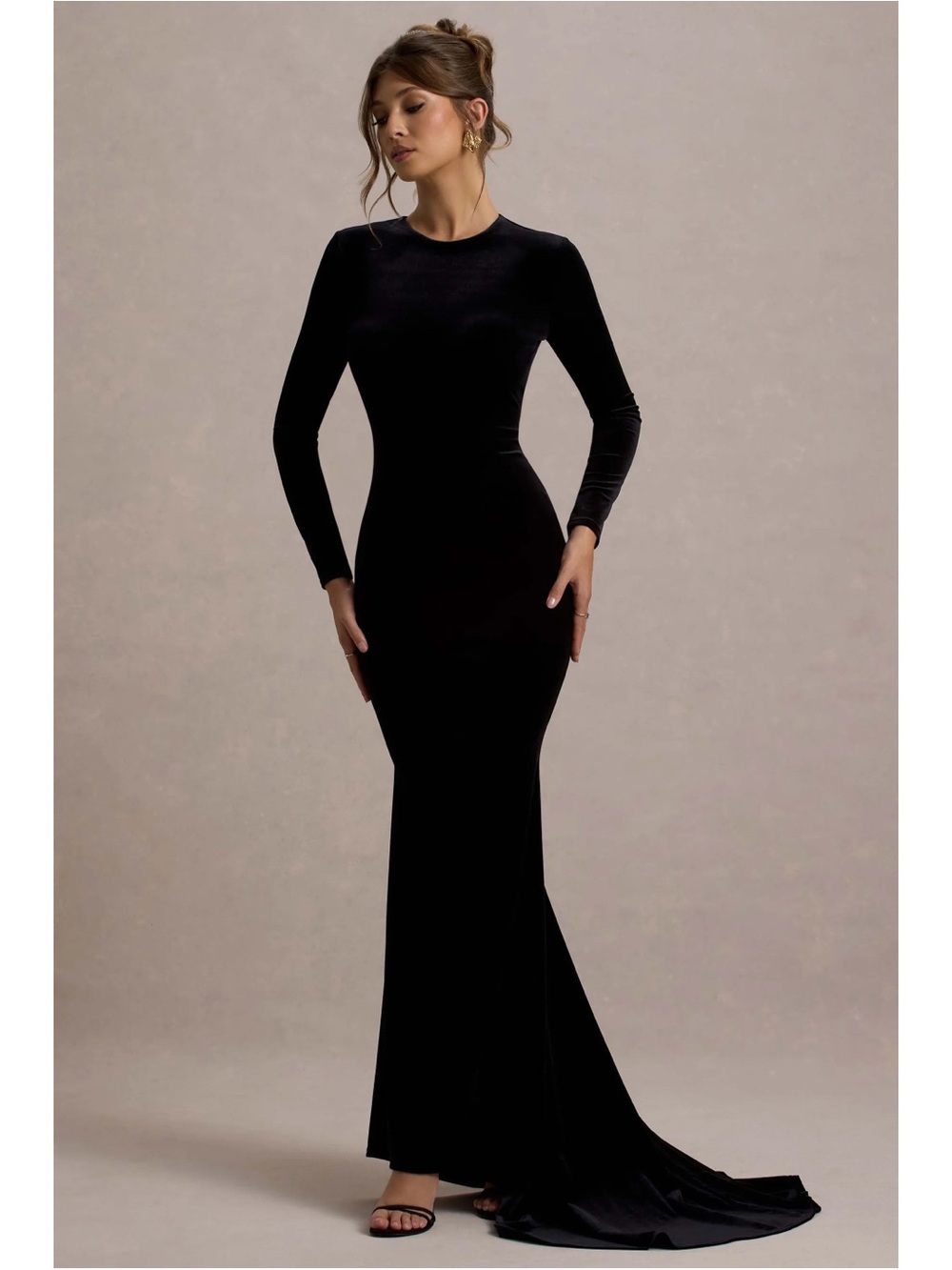Club L London Open Back Maxi Dress